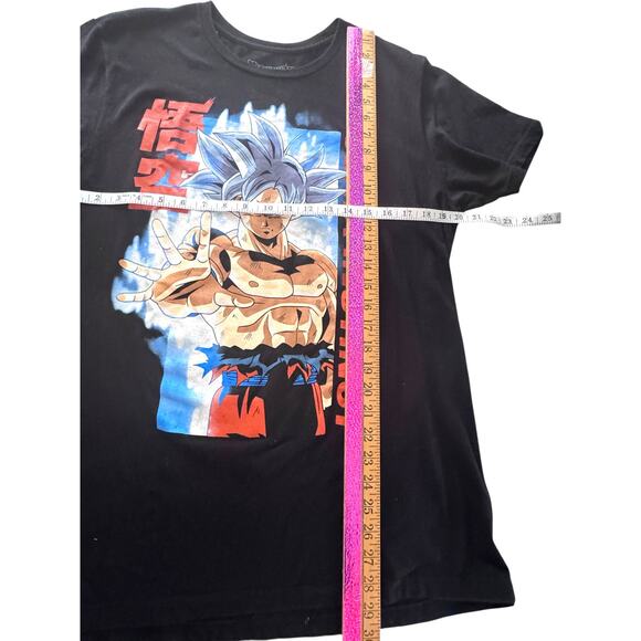 Dragon Ball Super Ultra Instinct Goku Anime Graphic Tee Black Size L - Picture 5 of 5